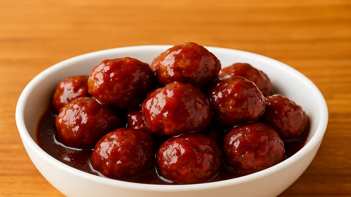Grape Jelly Meatballs