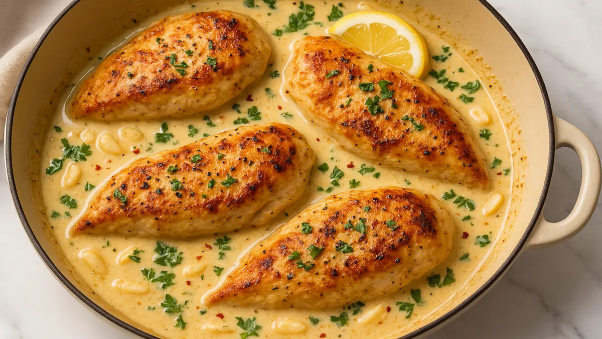 Creamy Garlic Chicken Recipe
