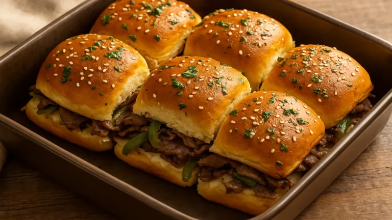 Philly Cheesesteak Sliders