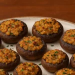 AIR FRYER STUFFED MUSHROOMS