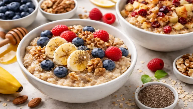 Oatmeal with Fruits and Nuts