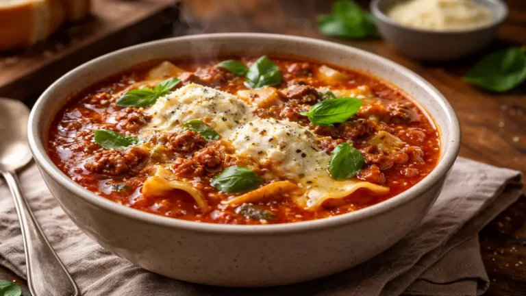 Lasagna Soup