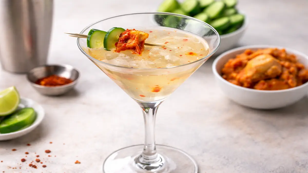 Kimchi Martini Recipe