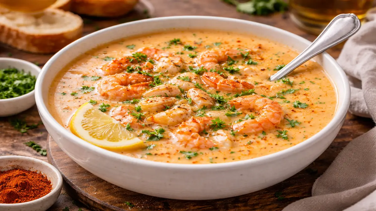 Seafood Bisque Soup Recipe