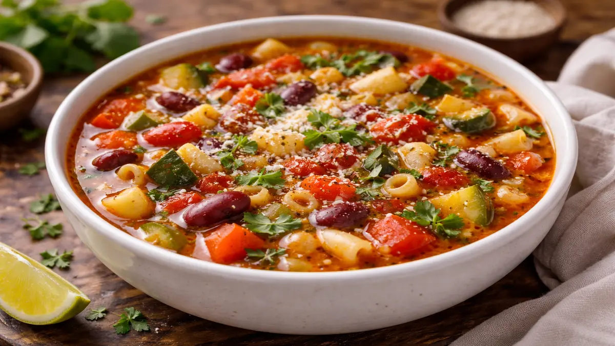 Easy Minestrone Soup Recipe
