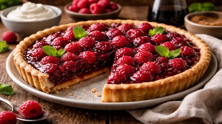 Raspberry Balsamic Tart Recipe