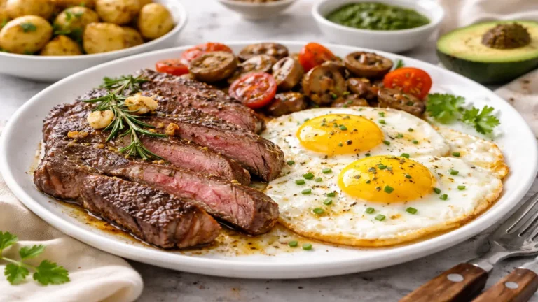 Steak and Eggs Recipe