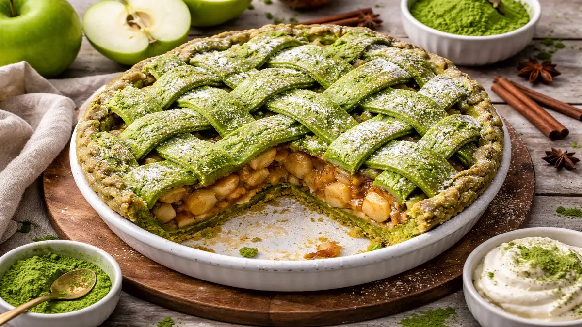 Best Matcha Apple Pie