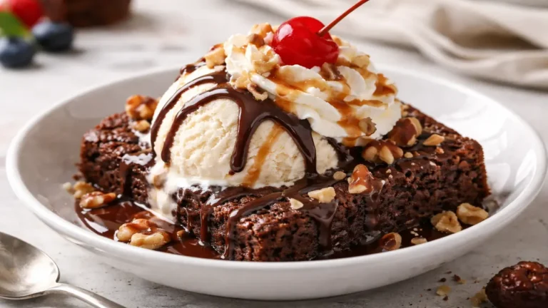 Best Homemade Brownie Sundae Recipe