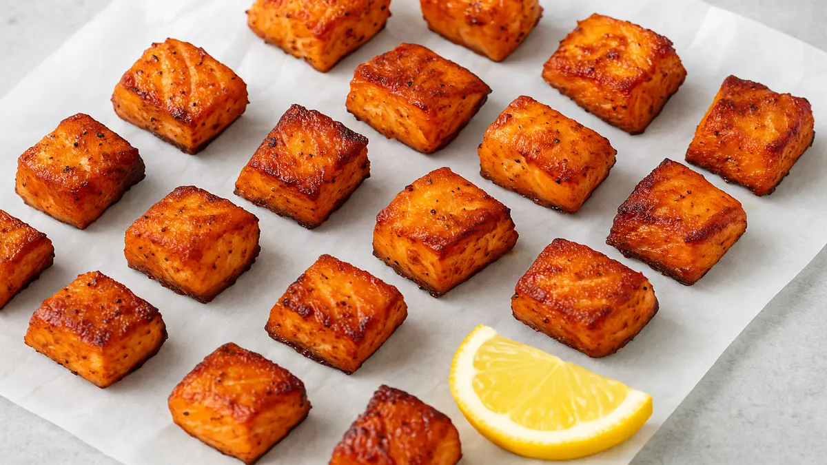 Air Fryer Salmon Bites Recipe