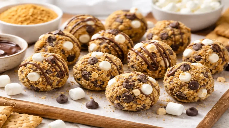 Homemade Smores Snack Bites