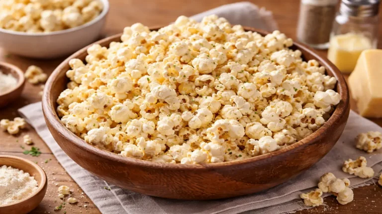 Homemade White Cheddar Popcorn