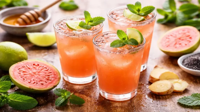 Homemade Guava Ginger Sparkler Recipe