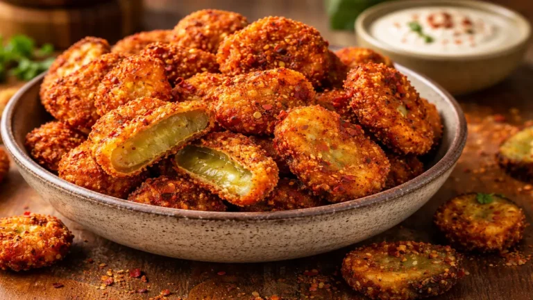 Crispy Flamin Hot Pickle Chips