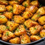 Crispy Garlic Potatoes in Air Fryer