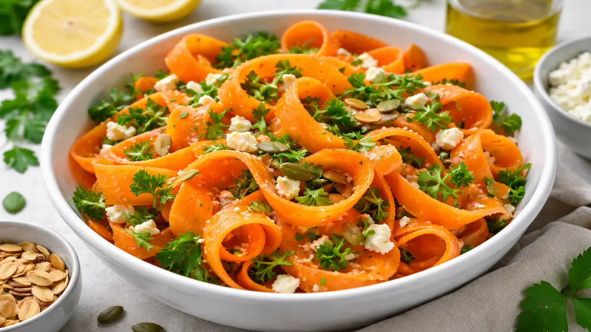 Carrot Ribbon Salad